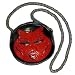 Glitter "Red Devil Girl" Round Chain Purse
