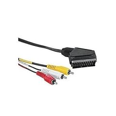 Hama 42387 Kabel 3x Cinch auf Scart 2m
