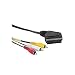 Hama 3 Phono (RCA) to SCART connection cable