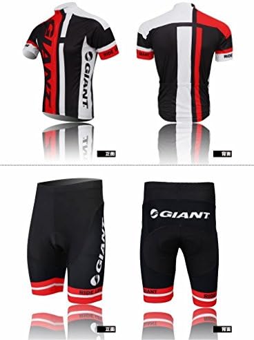 Muti-color Cycling Team Bike Bicycle Cycling Wear Mountain Short Shirt Jersey+ Shorts Suit Sets (red, L)