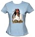 Women's: Pirates of the Caribbean - Johnny Blue Fade T-Shirt