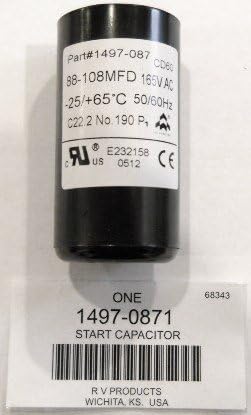 Rv Products Start Capacitor Pkg. 1497-0871