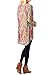 82 Days Women'S Poly Span Various Print High & Low Tunic with 3/4 Sleeves - Print