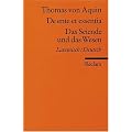 De ente et essentia /Das Seiende und das Wesen: Lat. /Dt.