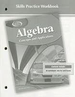 Algebra: Concepts and Applications, Skills Practice Workbook