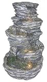 Alpine Five Level Rock Pond Fountain 25x26x39
