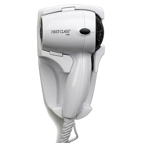Buy Jerdon First Class Wall Mount Hair Dryer, 1600 watts, 2 Speeds Heat Settings, White