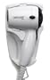 Jerdon JHD41W 1600-Watt Wall Mount Hair Dryer, White