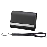 Sony LCSTHP Leather Carrying Case For Slim Cybershot W180, W210, W220, W270 Series  - Black