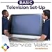 Service Valet Basic TV Set-up (On-stand)