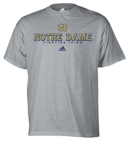 Notre Dame Fighting Irish Grey adidas Impervious T-Shirt