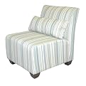 Slipper Chair- Striped Fabric
