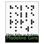 Helen Keller or Arakawa book cover