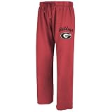 NCAA Georgia Bulldogs Cozy Fleece Pant (Red, Medium)