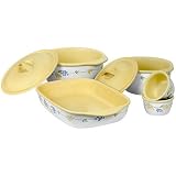 CorningWare Corelle Coordinates 7-Piece Bake and Serve Set, Secret Garden