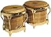 Latin Percussion LP793X Giovanni Galaxy Series Bongos, Gold