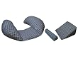 The CozyMe Pillow, Nursing And Infant Development Pillow, Navy Gingham