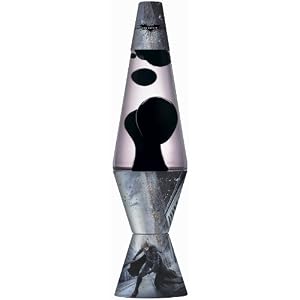 Lava Lite 2414 The Dark Knight RisesTM Scene Lava Lamp, Black Wax/Clear Liquid, 14-1/2-Inch