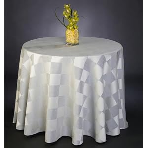 Silver Geo Silk 90 x 156