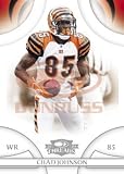 Chad Johnson / WR- Cincinnati Bengals / 2008 Donruss Threads Football Card in a Protective Screwdown Display Case!