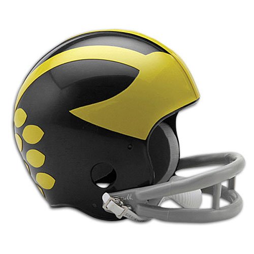 Michigan Riddell NCAA Mini Replica Throwback Helmet ( Michigan )