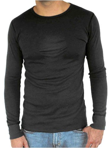 Thermals, Undershirt, Black, X-Large [Apparel]