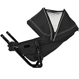 Britax B-Dual 4 Tandem/Double Inline Pushchair Second Seat Unit (Neon Black)