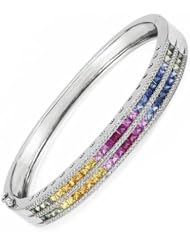 CLK Diamond 14K White Gold 5.74CTW Diamond Bracelet