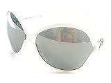 Dolce & Gabbana - DOLCE & GABBANA DG 6025-B 508/6G Silver Lens SUNGLASSES White Frame