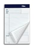 TOPS Docket Gold Project Planning Pad, 8 x 5 Inch, Task List, 40 Sheets, 6-Pack, White (77152)