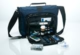 Adorn Messenger Color Navy Blue with a Removable Storage Bag for Your Medication