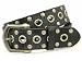 Apparel : Snap On Soft Hand Oil-Tanned Vintage looking with Grommets and Studs Genuine Leather Belts