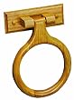 Design House 534404 Bradford Towel Ring, Honey Oak