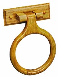Design House 534404 Bradford Towel Ring, Honey Oak