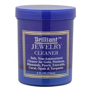 Brilliant® 8 Oz Jewelry Cleaner with Cleaning Basket and Brush