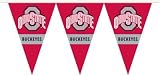 NCAA Ohio State Buckeyes 25 Ft. Party Pennant Flag Set