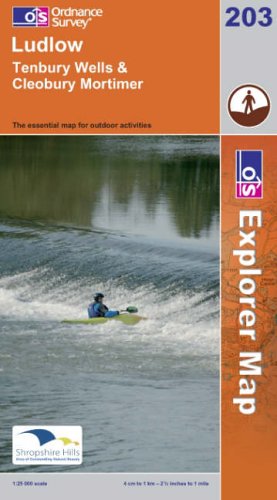 Ludlow and Tenbury Wells (Explorer Maps) (OS Explorer Map)
