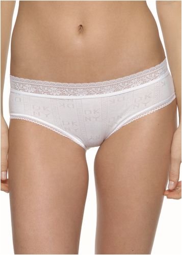 DKNY Logo Pointelle brief