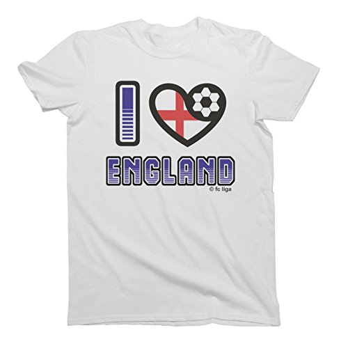 I Love England Football T Shirt Euro 2016 Choice Mens Desertcart KSA