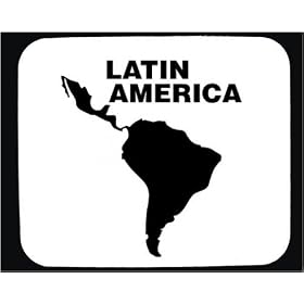 Mouse Pad with map, "latin america", "central america", "south america", outline, continent