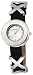 XOXO Women's XO3161 Silver Dial Black Strap Watch
