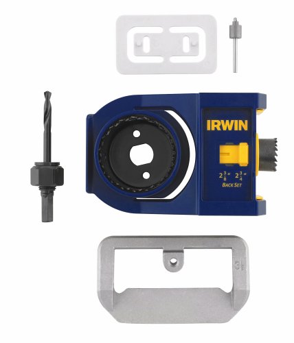 Irwin 3111002 Metal and Wood Door Lock Installation Kit
