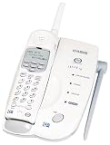 Casio Phonemate CP2575 2.4 GHz Pearl White Cordless Phone with Call Waiting & Caller ID