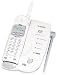 Casio Phonemate CP2575 2.4 GHz Pearl White Cordless Phone with Call Waiting & Caller ID