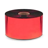Metallic Streamers 2 in. x 81ft. Roll Red