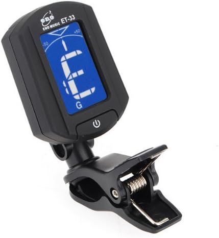 ENO ET-33 Digital Electronics Mini Clip On Guitar Bass Violin Tuner
