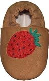 Tibet PLATEAU soft soled infant full grain leather baby shoes strawberry