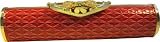 Red Designer Evening Clutch Bag with Bow
