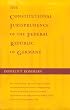 The Constitutional Jurisprudence of the Federal Republic of Germany, 2nd ed.