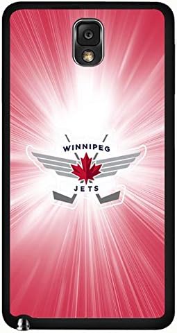 Winnipeg Jets Logo Background Black Case Skin for Samsung Galaxy Note 3 N9005